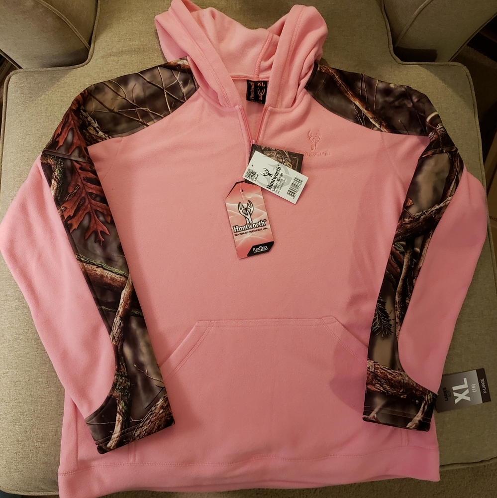 Huntworth Hooded Cammo Fleece